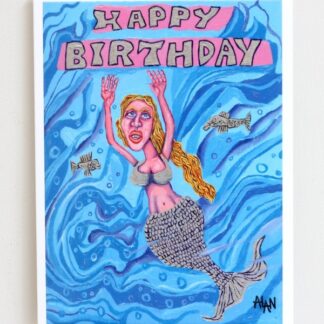 A Mermaid Happy Birthday