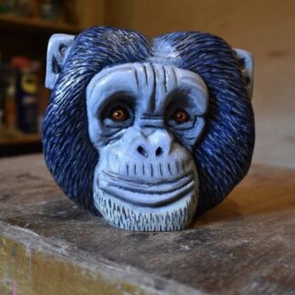 Eastern-Chimpanzee woodcarving