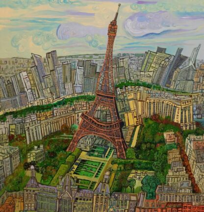 Eiffel Tower Paris signed limited edition print